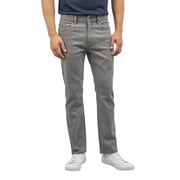 Jachs NY Mens Classic 5-Pocket Cotton Stretch-Straight Leg Denim Jean Pant Gray, 40W x 32L