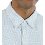 Jachs NY Mens Size X-Large Short Sleeve Woven Button Front Shirt, White