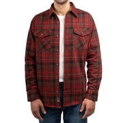 Jachs Mens Flannel Shirt - Color Red - Size XL
