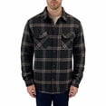 thumbnail image 1 of Jachs New York Men's Wool Blend Sherpa Lined Shirt Jacket (Grey, X-Large), 1 of 10