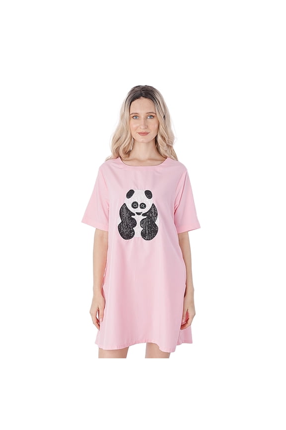 - JYO DAS Panda Embroidered Dress