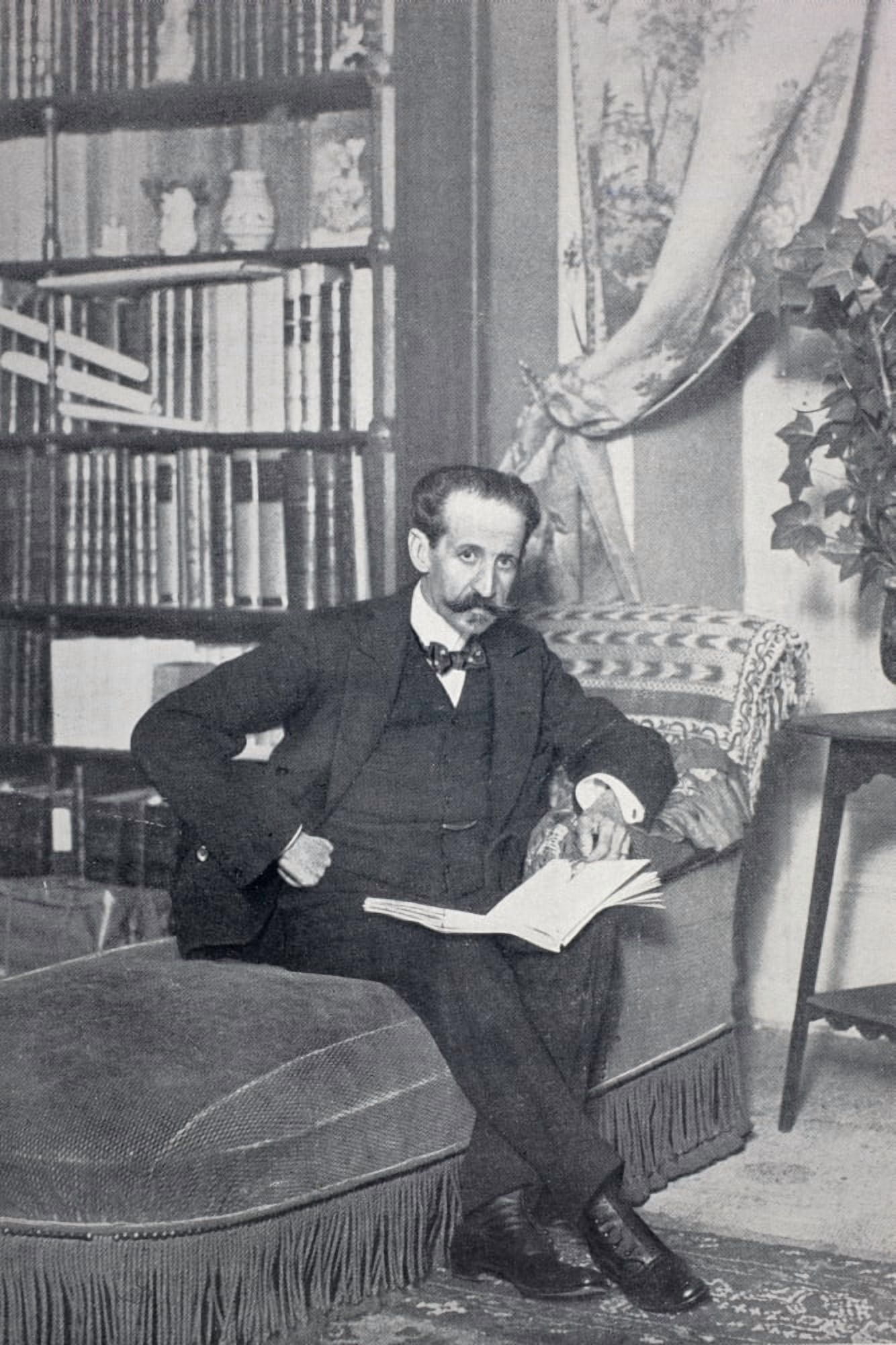 Jacinto Octavio Picn Bouchet 1852 - 1923 Spanish Writer Painter Art Critic And Journalist From La Esfera 1914 Canvas Art - Ken Welsh Design Pics (24 x 36)