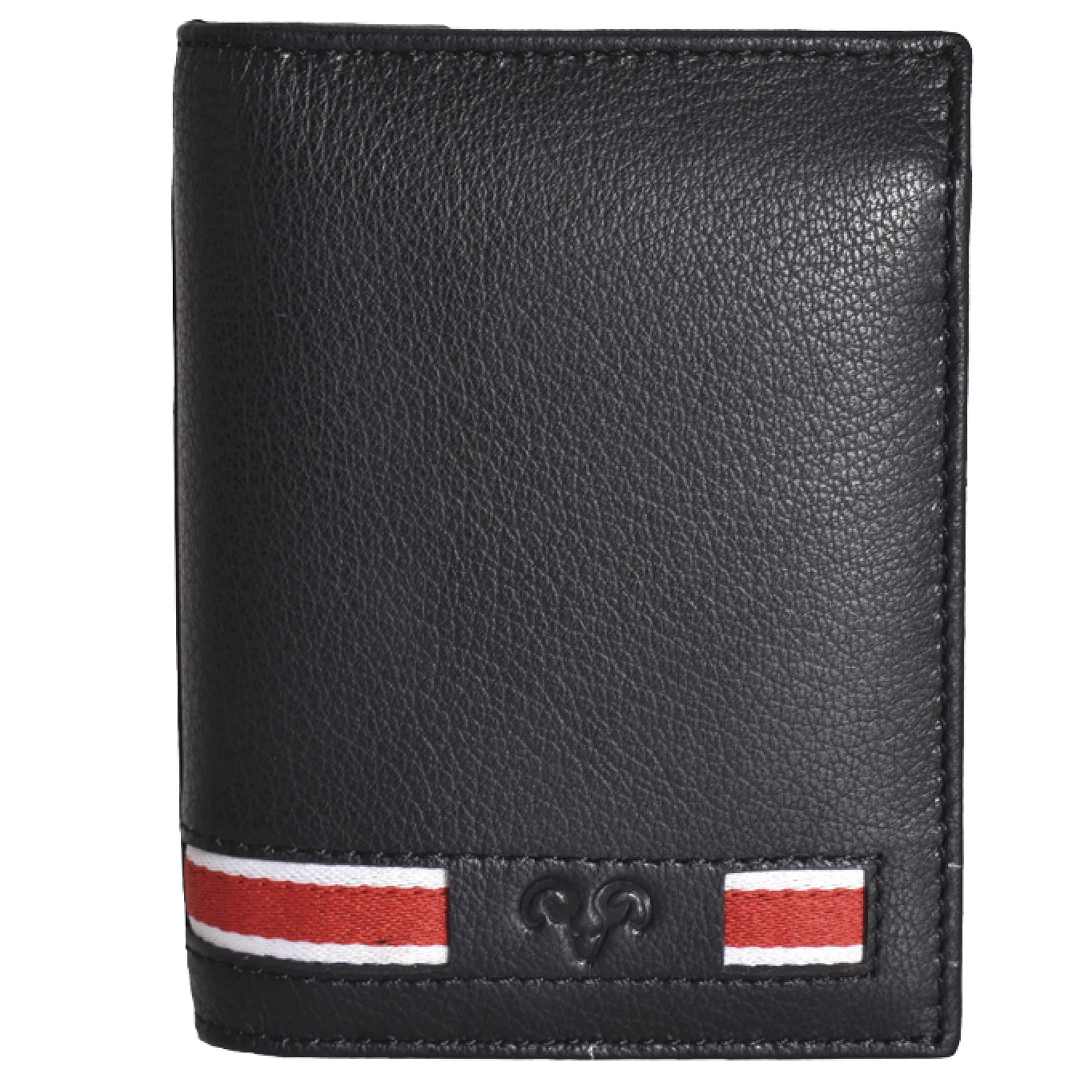 Jack Abrahams Mens Genuine Goat Nappa Leather Bi-Fold RFID Wallet With Flip  ID Window Pocket (Black) - Walmart.com