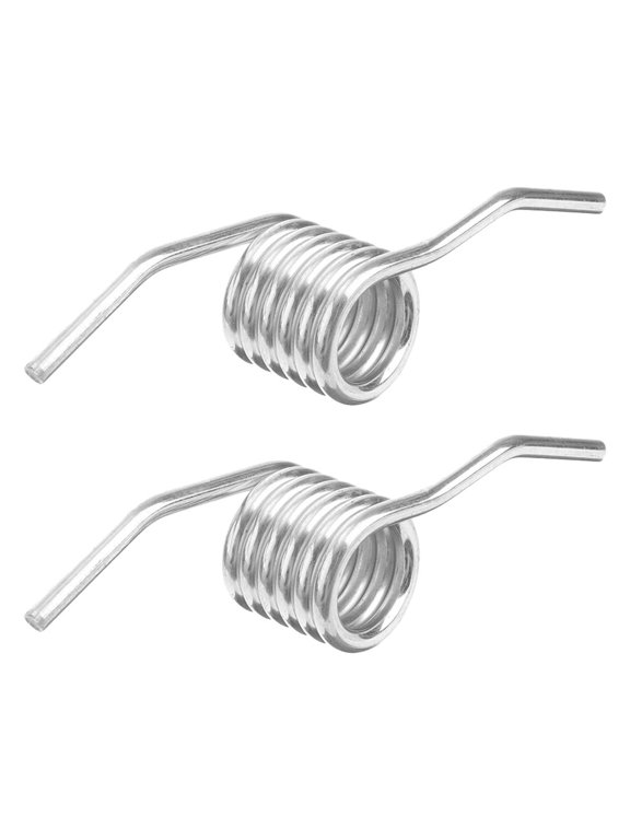 Jack Accessories Fall to The Ground Floor Type Spring Iron Silver 10.50X3.00X2.50CM 2 Pcs
