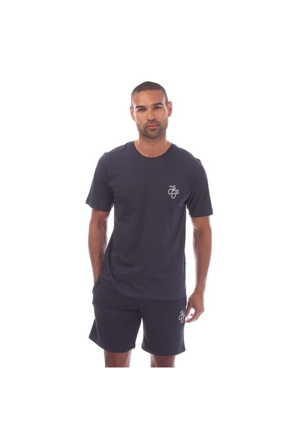 Jack And Jones Mens Tag T-Shirt & Shorts Set