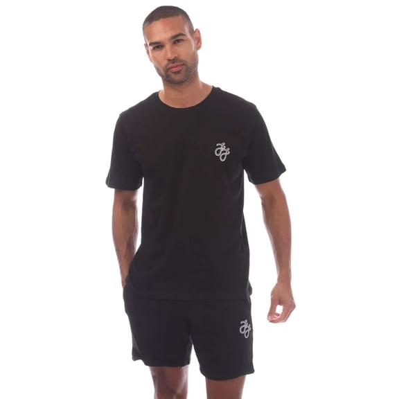 Jack And Jones Mens Tag T-Shirt & Shorts Set
