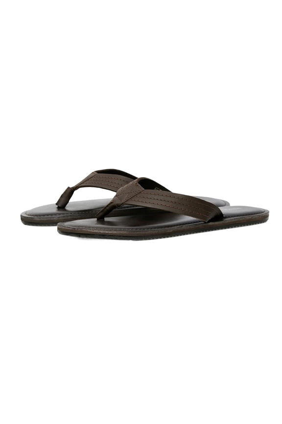 Jack And Jones Mens Washton Leather Flip Flops