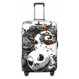 Jack And Sally NightMare Before Christmas Travel Luggage Cover Colorful Suitcase Luggage Protector Washable Baggage Cover Dustproof Protector Fits 18 32 Inch Luggage Medium Walmart