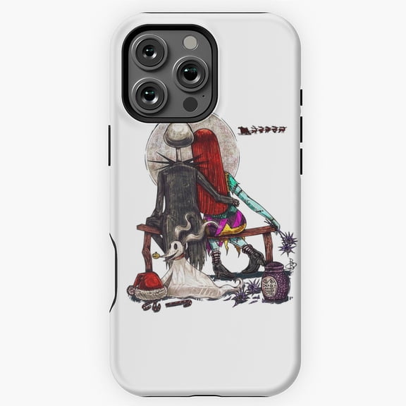 Jack And Sally Terror Love Phone Case for iPhone 16 15 14 13 12 11 Pro Max M5900486