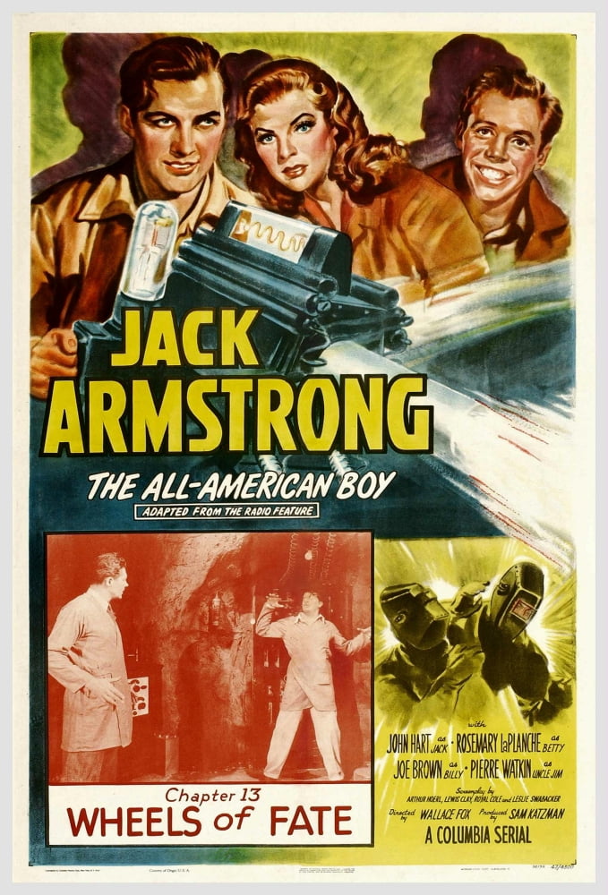 Jack Armstrong All American Boy Canvas Art - (11 x 17)