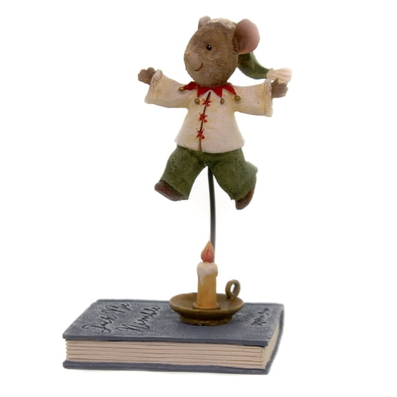Jack Be Nimble Mouse - 3.75 Inch, Polyresin - Tails With Heart 6005744
