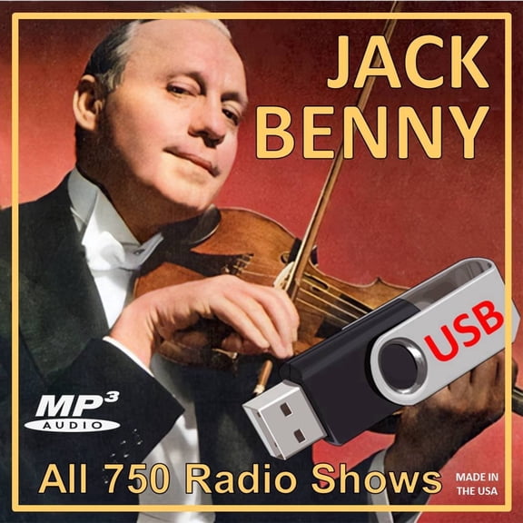 Jack Benny Radio Shows: All Surviving 750 Episodes in MP3 [USB Flash Drive]