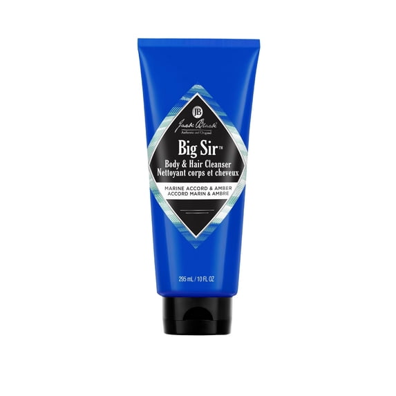 Jack Black Big Sir Body HYZ01 & Hair Cleanser, 10 Fl Oz - Marine Accord & Amber - Mens Body Wash, Mens Shampoo, Skin Care, Hair Care, Dual-Purpose Body Wash Men, Sulfate-Free