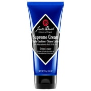 Jack Black Supreme Cream Triple Cushion Shave Lather for Men Shaving Cream, 2.6 oz