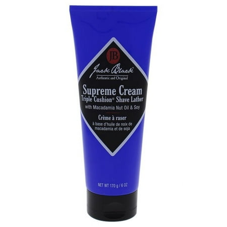 Jack Black Supreme Cream Triple Cushion Shave Lather, 6 oz.