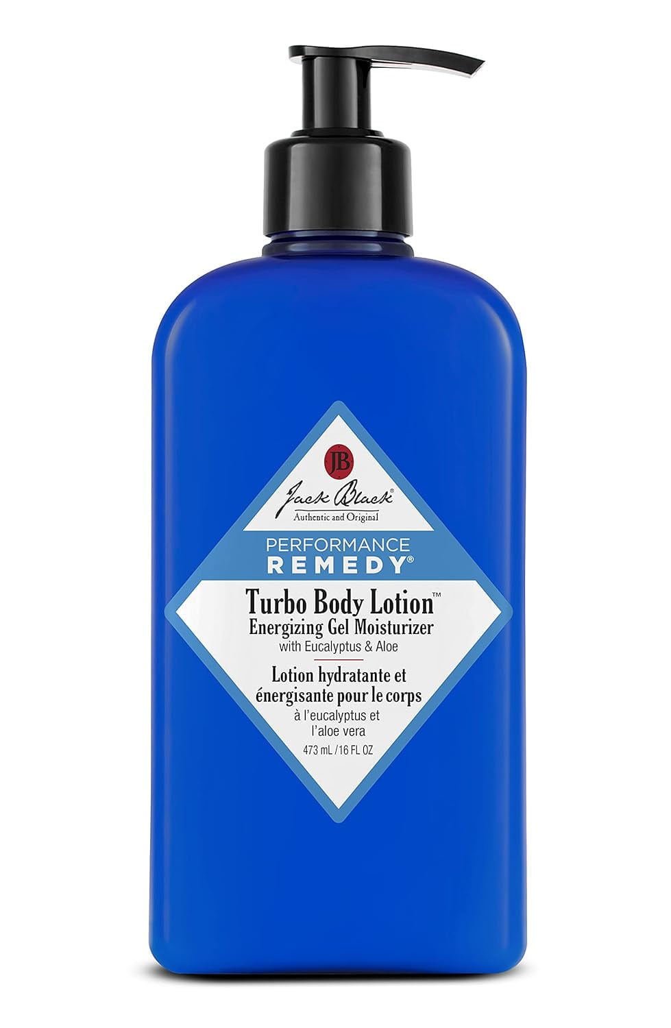 Jack Black Turbo Body Lotion Energizing Gel Moisturizer , 16 oz Body Lotion