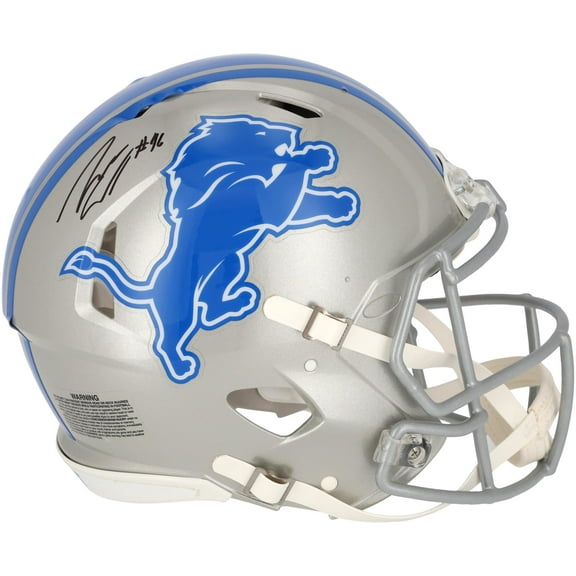 Jack Campbell Detroit Lions Autographed Riddell Speed Authentic Helmet - Fanatics Authentic Certified
