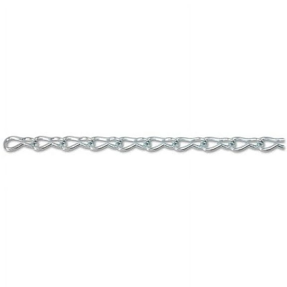 Jack Chain, Size Trade Size 14, 16 lb Working Load Limit, Zinc Plated | Bundle of 2 Cartons