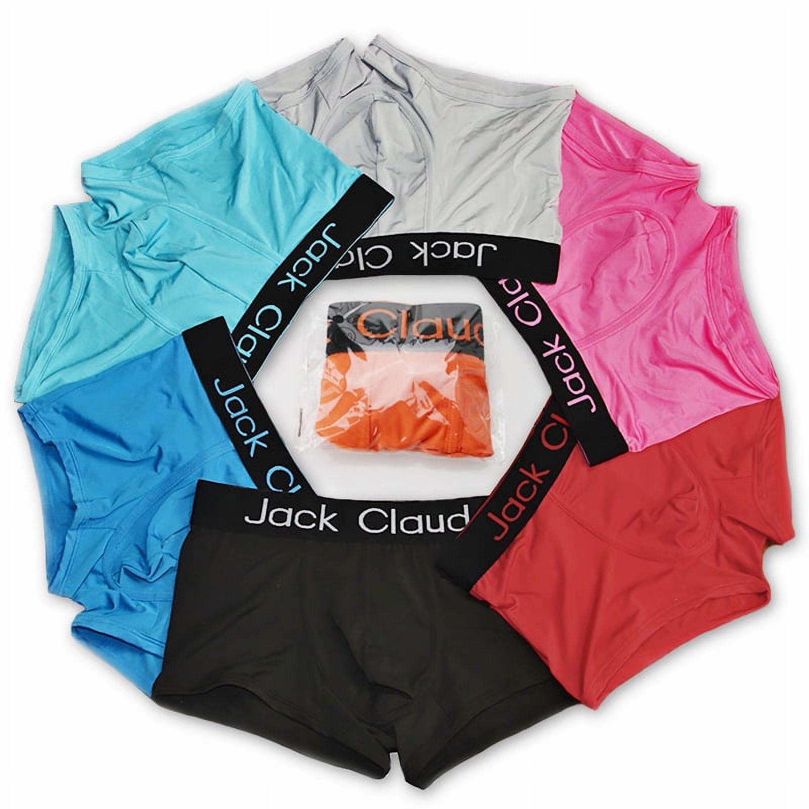 Jack Claude Sexy Men Boxer Briefs Men's Trunks Men's Underwear U Convex  Pouch Breathable 5 Pcs/Set