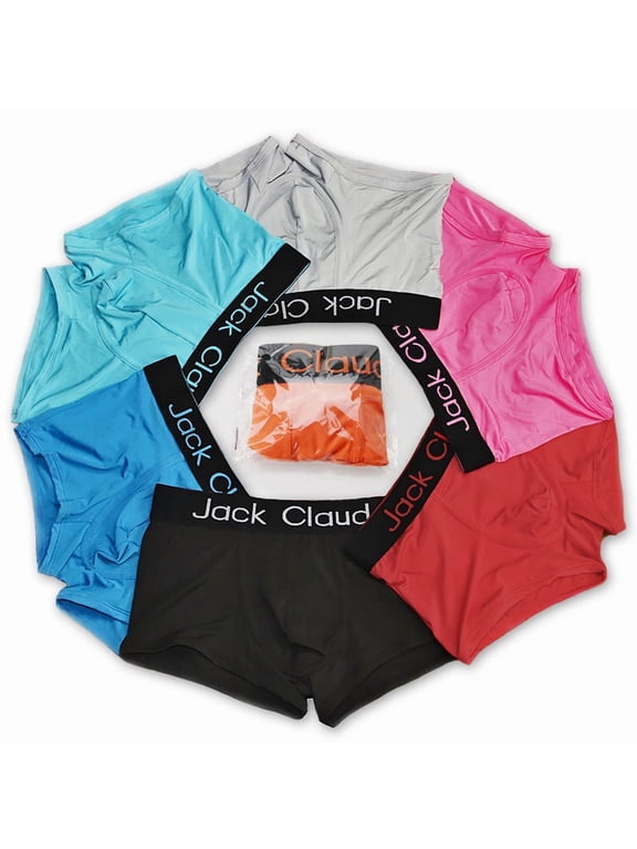 Men's U Convex Pouch Breathable Activewear Boxer Briefs & Trunks, Multicolor (5-Pack)