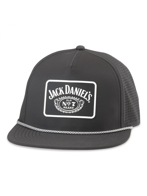 Old No. 7 Logo Rubber Patch Snapback Hat