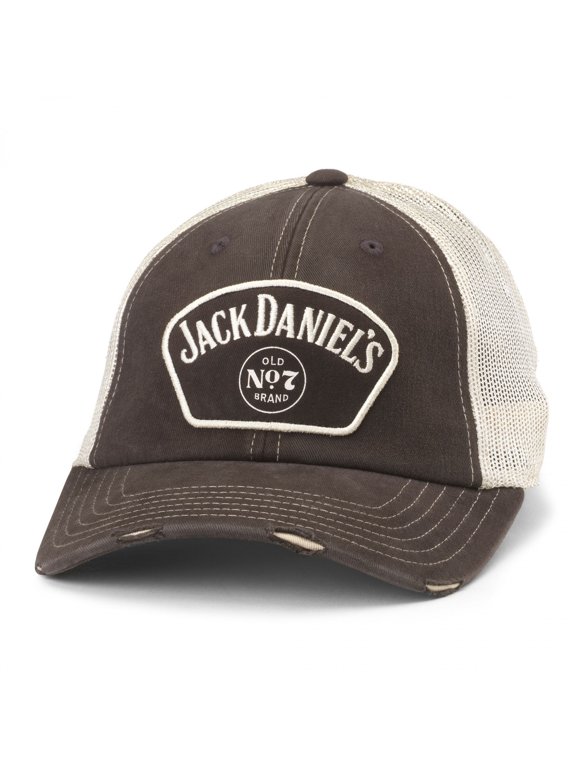 Old No. 7 Patch Distressed Trucker Hat