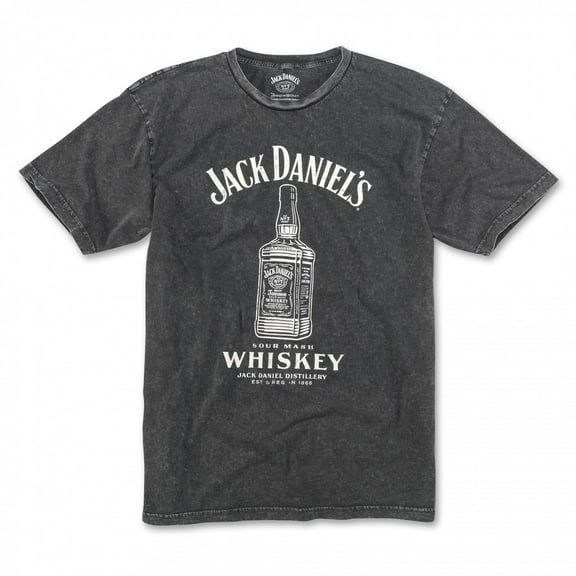 Jack Daniel's Sour Mash Whiskey Black T-Shirt-Medium