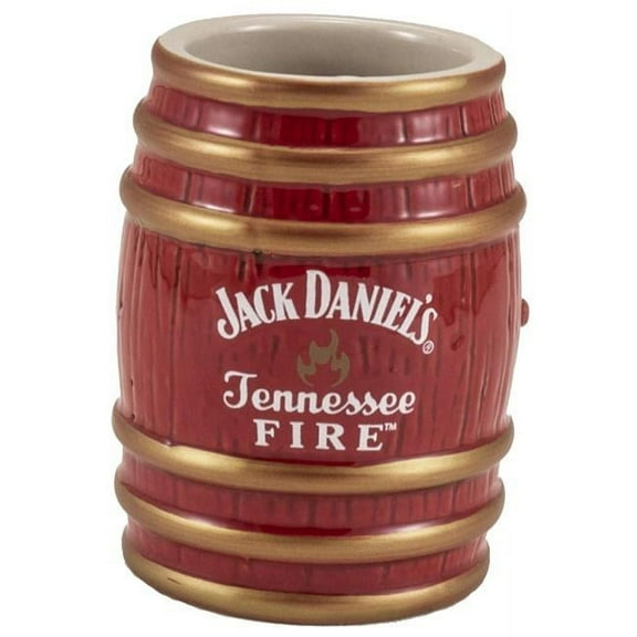 Jack Daniel's Tennessee Fire Barrel Ceramic Shot Glass