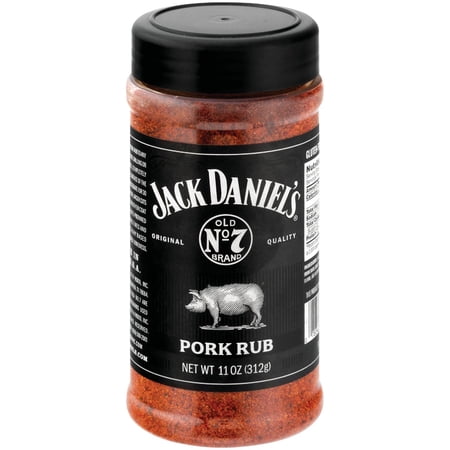 Jack Daniel's Original Quality Pork Rub - Spicy and Sweet Flavor - 11 oz Pack — Residential Use, Standard Application
