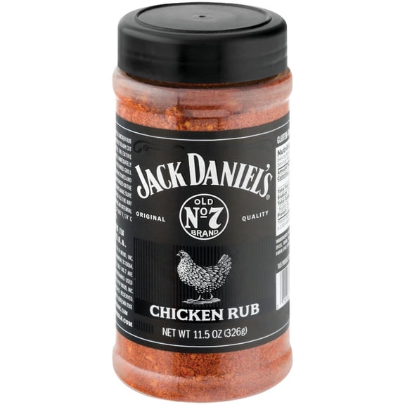 Jack Daniel's Barbecue Chicken Rub Shake Spice - Grilled Flavor - 1 Pc, 11.5 oz Bottle