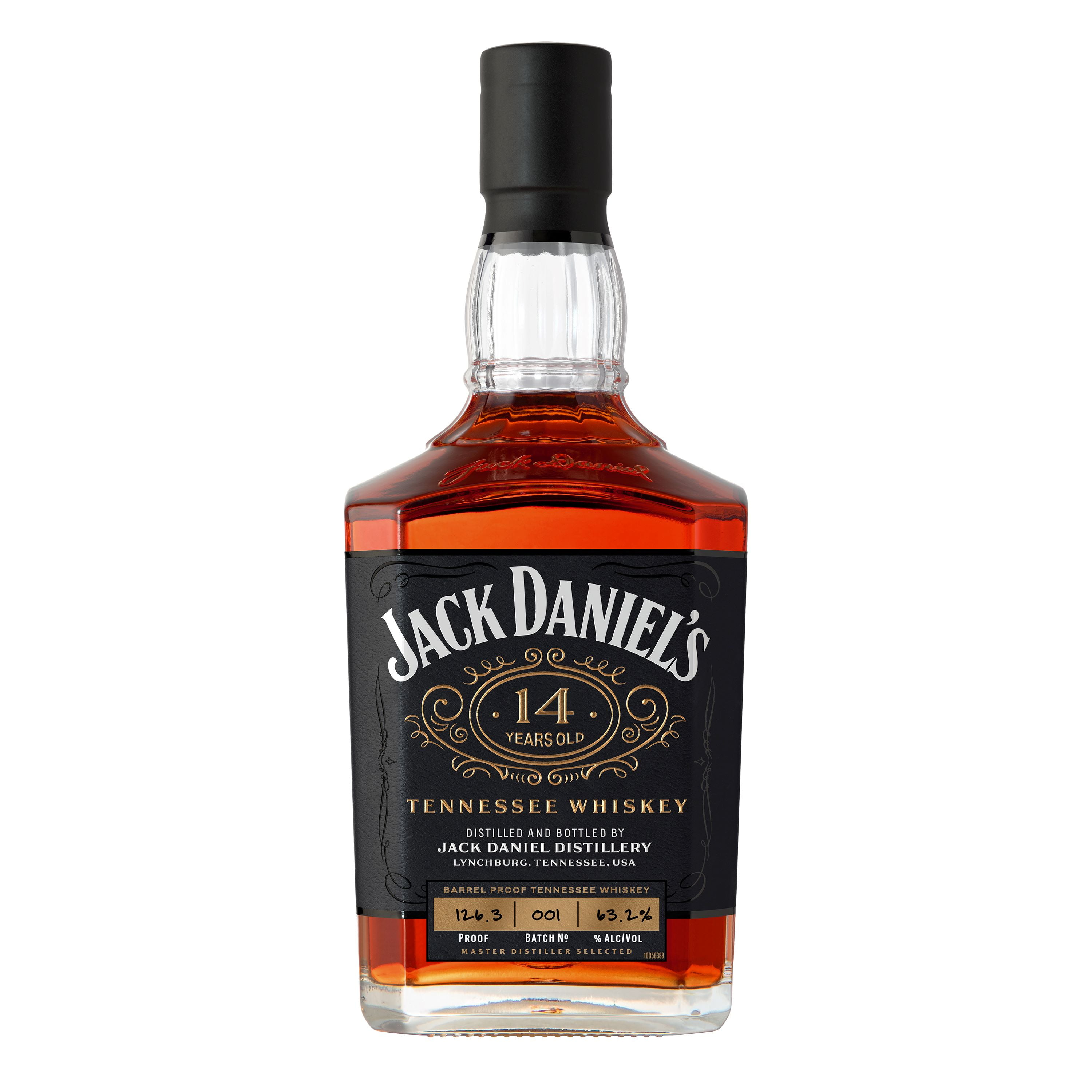 Jack Daniel's 14-Years-Old Tennessee Whiskey, 700 mL Bottle, Batch 1, 62.5% ABV