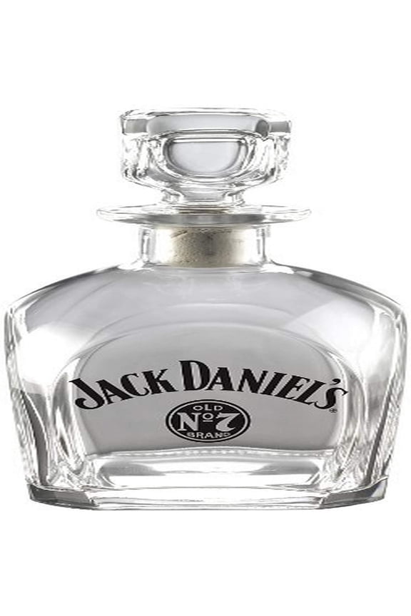 Licensed Barware Bug Swing Logo Decanter, High quality clear glass Jack Daniel's decanter By Brand Jack Daniels Licensed Barware