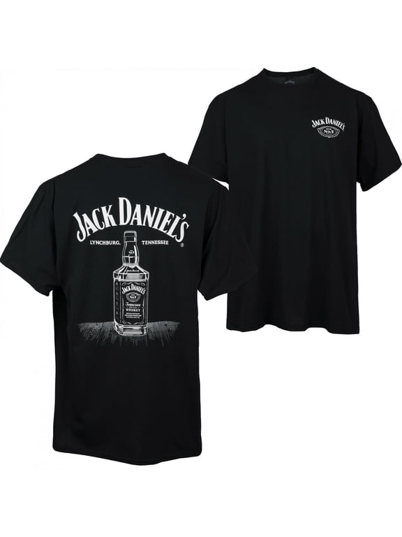 Jack Daniel's Line Art Bottle T-Shirt