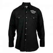 Jack Daniel's Long Sleeve Button Up Shirt-Large