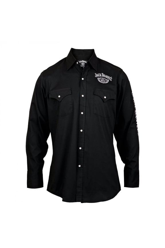 Jack Daniel's Long Sleeve Button Up Shirt-Medium