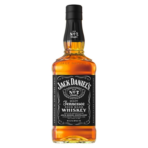 Jack Daniel's Old No. 7 Tennessee Whiskey, 1.75 L Bottle, 40% ABV