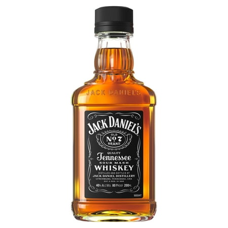 Jack Daniel's Old No. 7 Tennessee Whiskey, 200 ml Bottle, 40% ABV