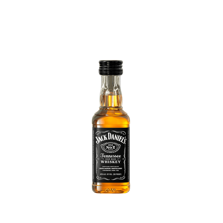 Jack Daniel's, Tennessee Whiskey, 50 mL Bottle, 40% ABV - Walmart.com