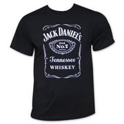 USDOMESTICTSHIRT Jack Daniel's Old No. 7 Whiskey Logo Graphic TShirt Black
