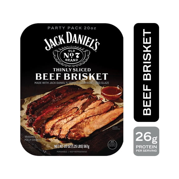 Jack Daniels Seasoned Beef Brisket, Refrigerated Entree, 20 oz