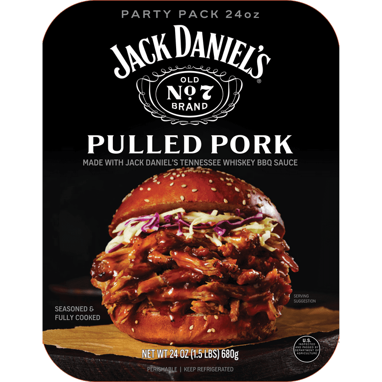 Jack Daniel's Seasoned Pulled Pork, Fully Cooked, Ready to Heat
