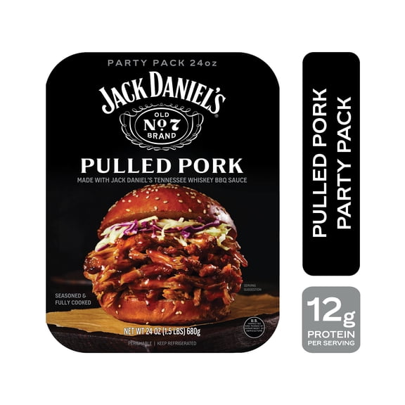 Jack Daniels Seasoned Pulled Pork, Refrigerated Entree, 24 oz
