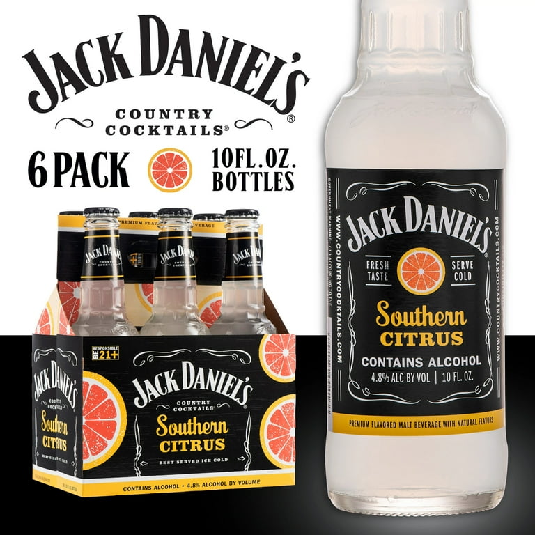Jack Daniel's Southern Citrus Malt Beverage, 6 Pack, 10 fl oz