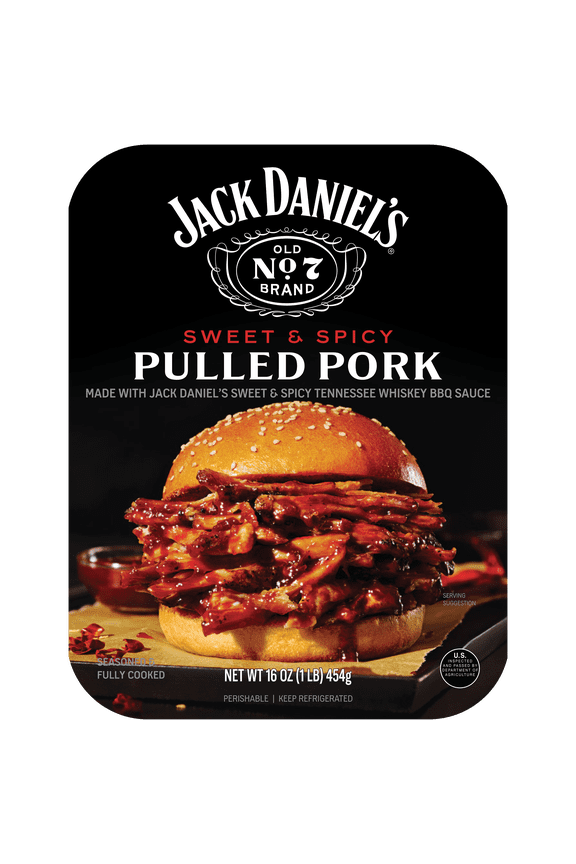 Sweet & Spicy Pulled Pork, Fully Cooked, Ready to Heat,16 oz Tray(Refrigerated)
