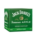 thumbnail image 1 of Jack Daniel's Tennessee Apple Fizz Ready to Drink Whiskey Cocktail, 12 Oz Can, 4 Pack, 1 of 8