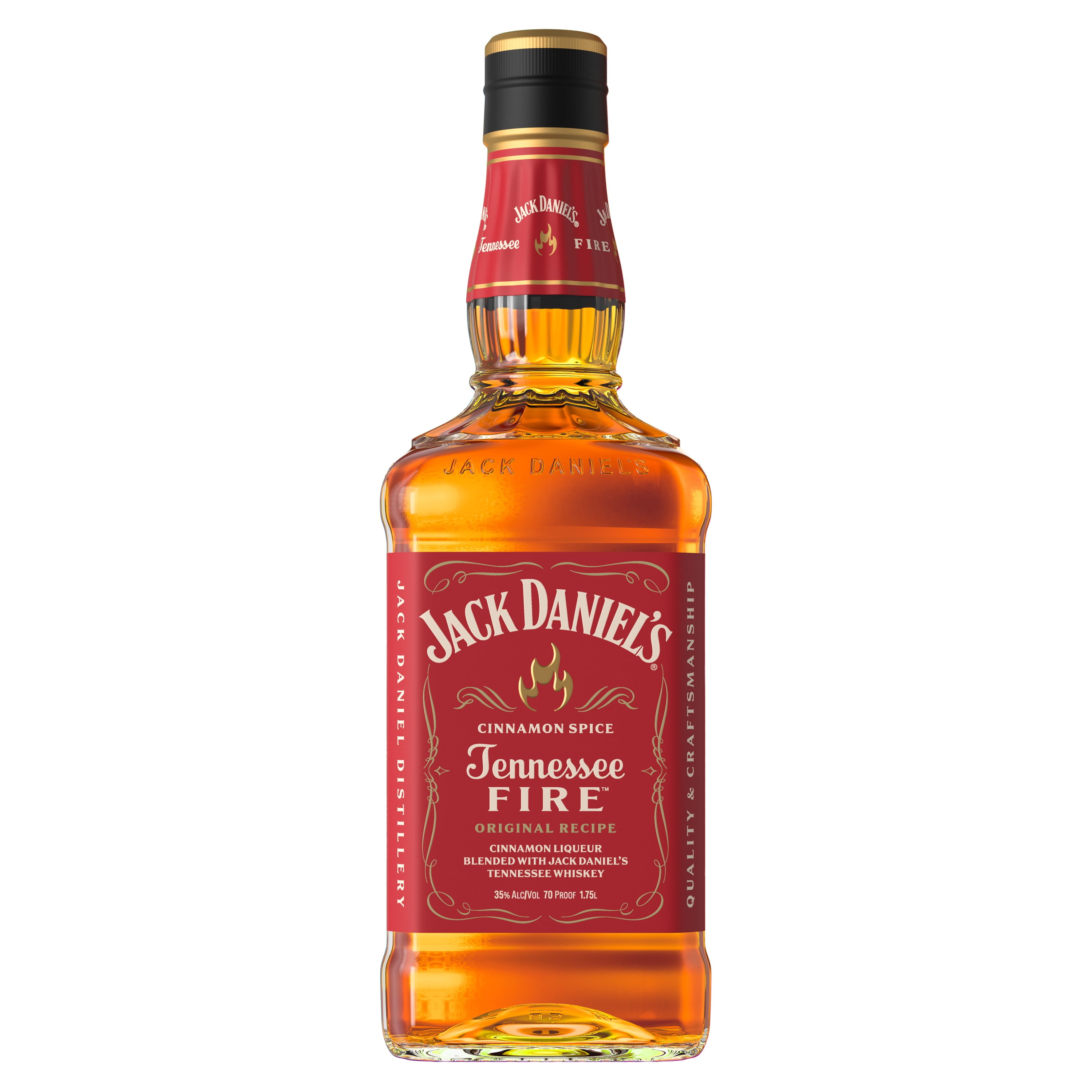 Jack Daniel's Tennessee Fire Flavored Whiskey Specialty, 1.75 L