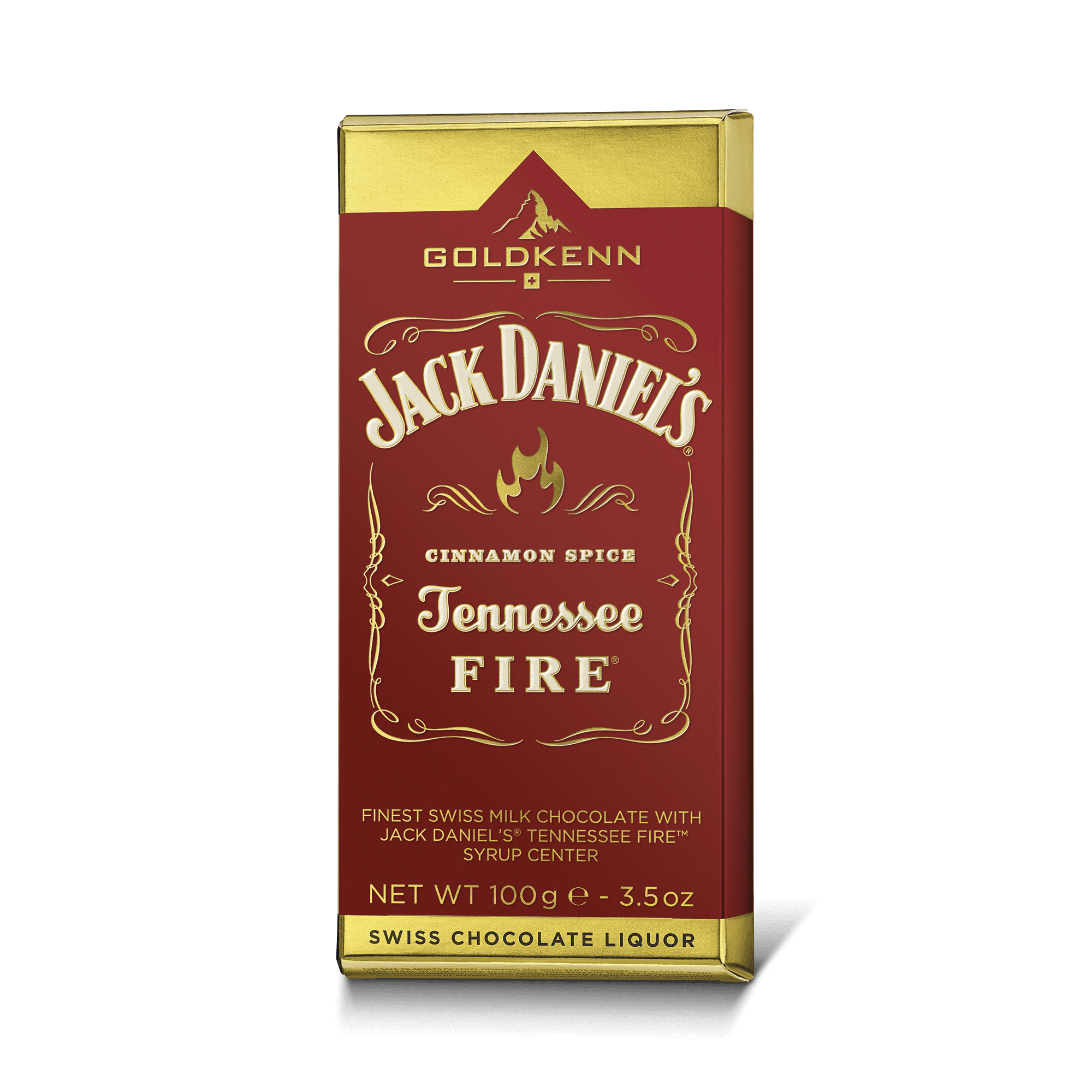 Jack Daniel's Tennessee Fire Whiskey Goldkenn Chocolate, Cinnamon Spice, 4.5 oz