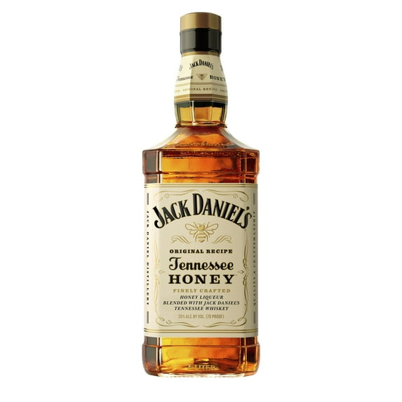 Jack Daniel's Tennessee Honey Flavored Whiskey Specialty, 1 L Bottle, 35% ABV