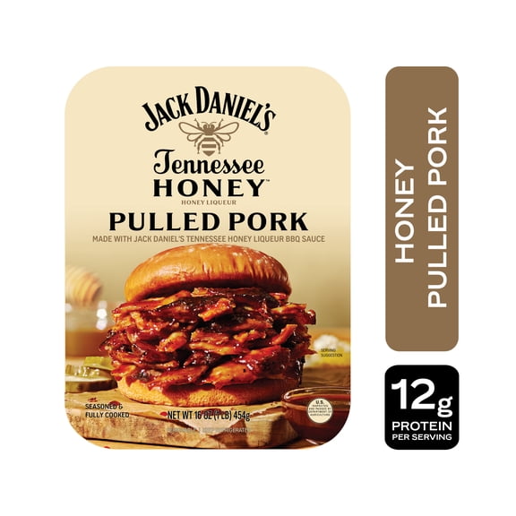 Jack Daniels Tennessee Honey Pulled Pork, Refrigerated Entree, 16 oz
