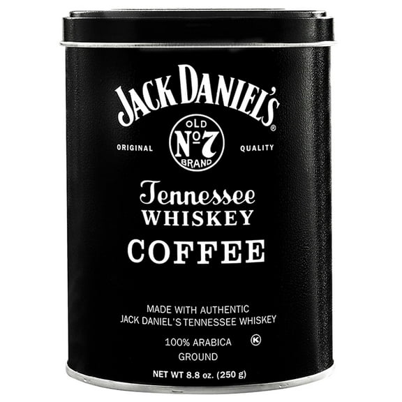 Jack Daniel's Tennessee Whiskey Coffee, Ground, Medium Roast, 8.8oz Can